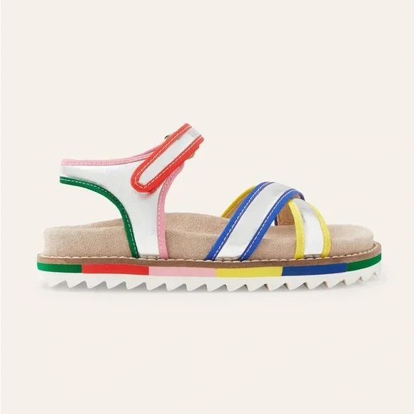 Mini Boden Colorblock Sandals - Picture 2 of 6